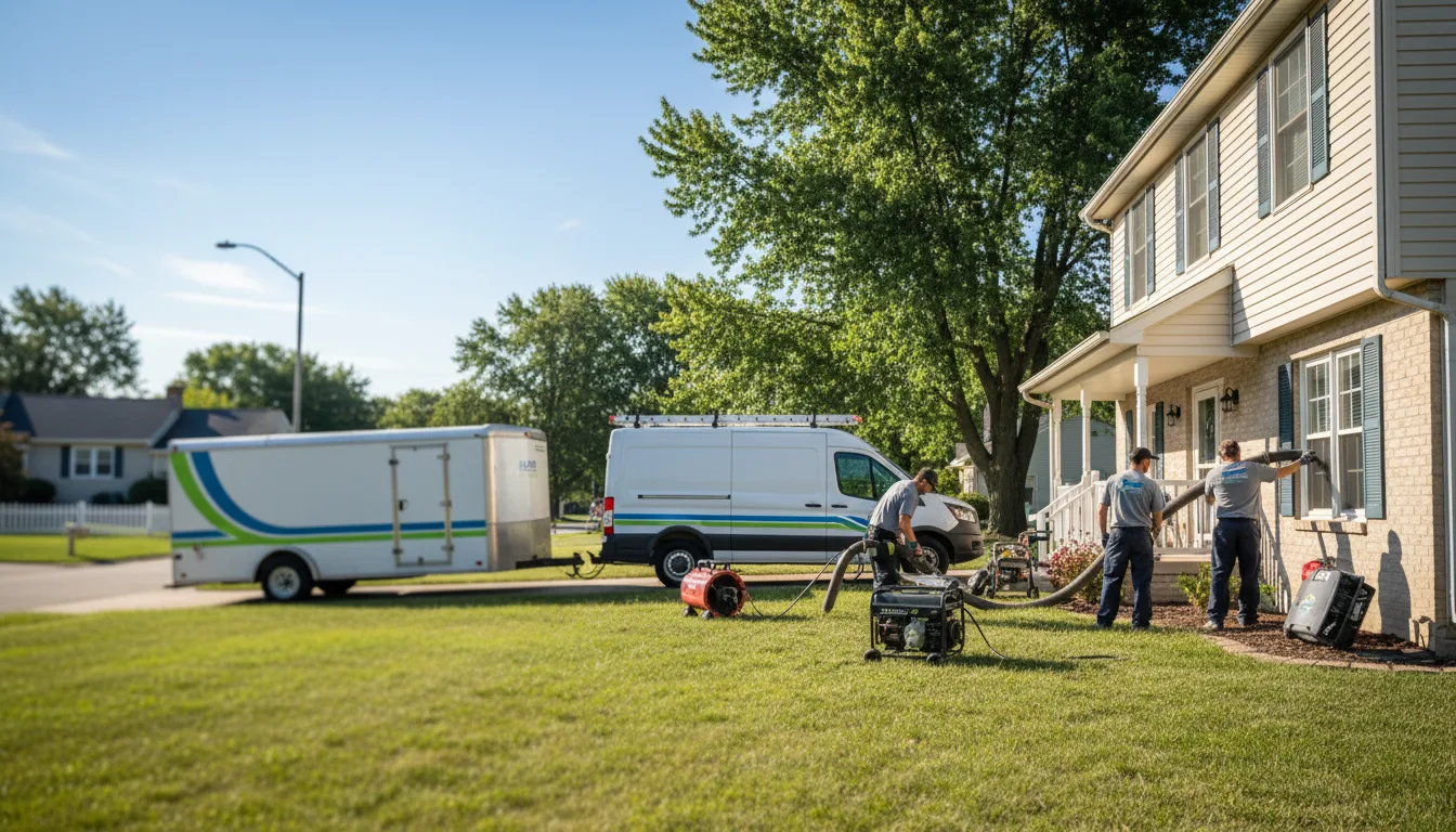 Flooded Basement Restoration And Cleanup With Repair in Caseville, MI near me
